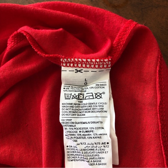 Old Navy Red Tank Top Size Large - Picture 6 of 6